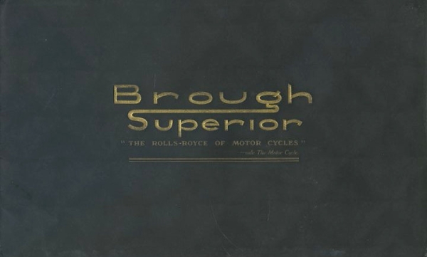Brough Superior Programm 1938