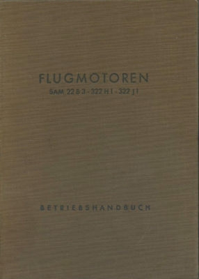 Bramo SAM 22B3 / 322H1 / 322J1 Bedienungsanleitung 9.1930