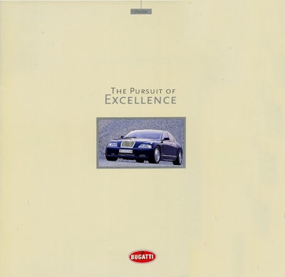 Bugatti EB 218 Preview-brochure 1999