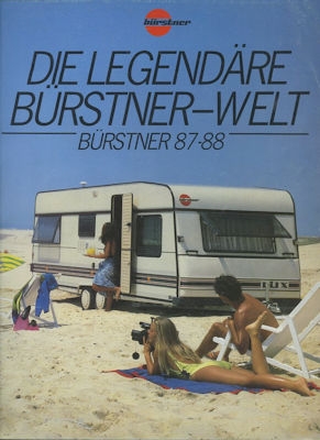 Bürstner caravan program 1987/88