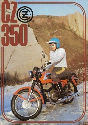 CZ 350 Prospekt 1970s