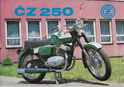 CZ 250 brochure 1970s