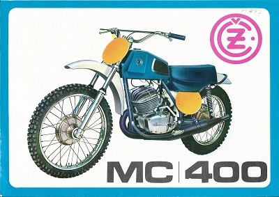 CZ MC 400 Prospekt 1970er Jahre-russ