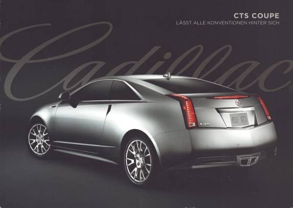 Cadillac CTS Coupé Prospekt 2010