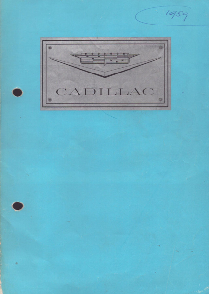 Cadillac Fleetwood Prospekt der Schweiz 1959