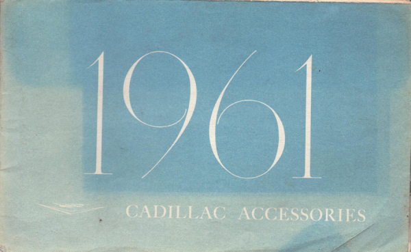 Cadillac Accessories Prospekt 1961