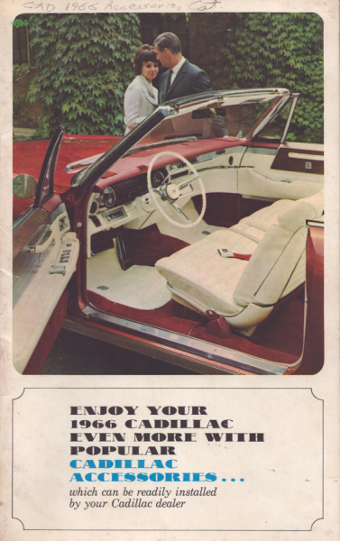 Cadillac Accessories Prospekt 1966