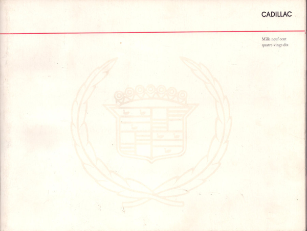 Cadillac Programm 8.1989