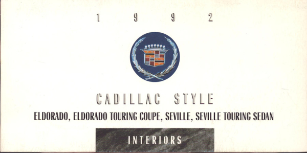Cadillac Interiors colors 1992