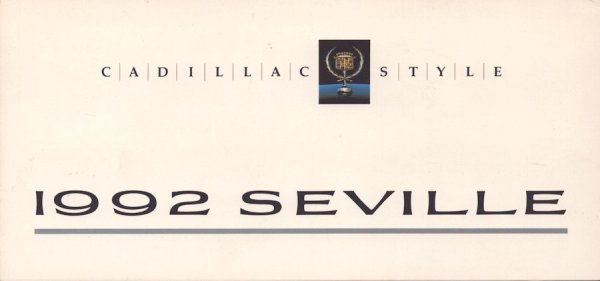 Cadillac Seville Prospekt 1992