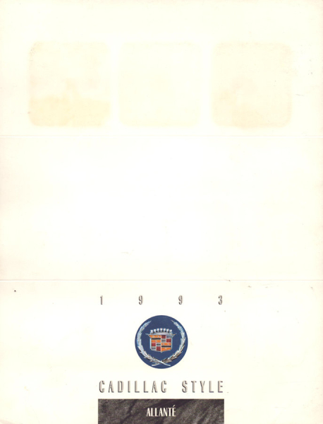 Cadillac Exteriors colors 1993