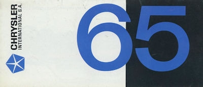 Chrysler Programm 1965