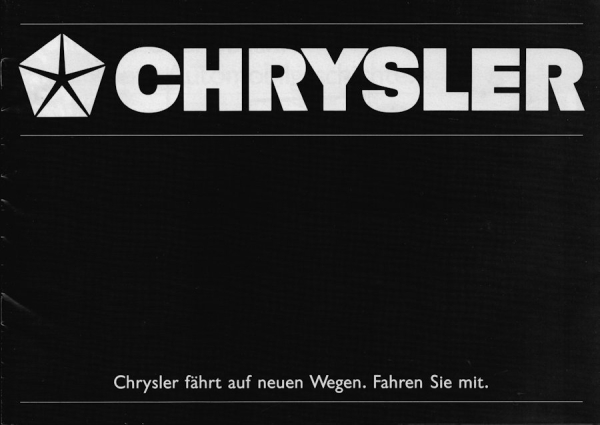 Chrysler Programm 1980er Jahre