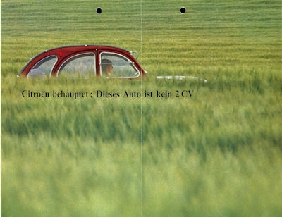 Citroen 3 CV Prospekt 9.1966