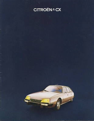 Citroen CX Prospekt 8.1976