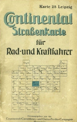 Continental map 28 Leipzig 1930s