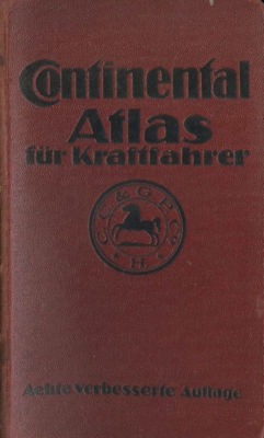 Continental Atlas Mitteleuropa 1924