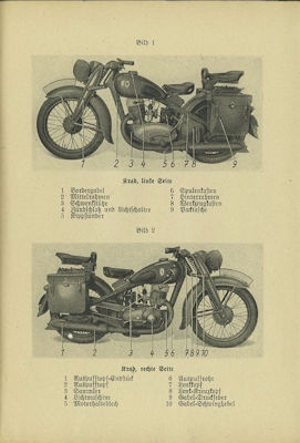 DKW NZ 350 owner`s manual 1939-1941