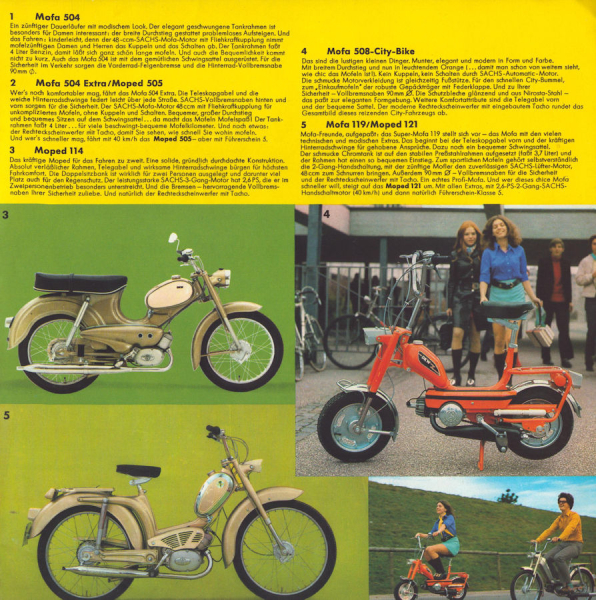 DKW Mofa Programm 1971