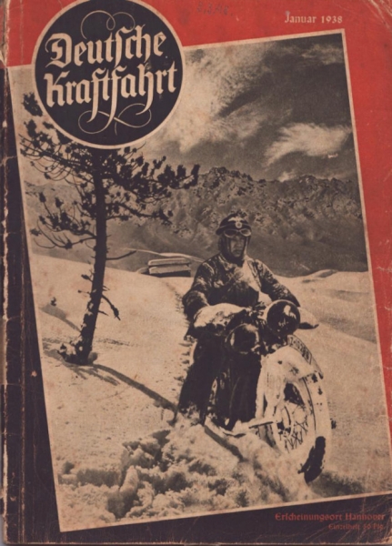Deutsche Kraftfahrt 1938 Januar