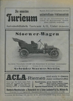 Der Motorfahrer 1909