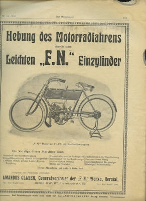 Der Motorfahrer 1910