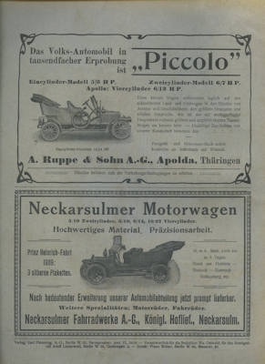 Der Motorfahrer 1910