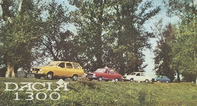 Dacia 1300 Prospekt 1970er Jahre