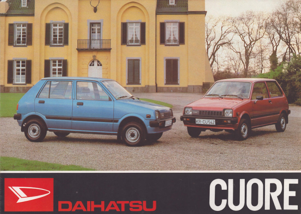 Daihatsu Cuore Prospekt ca. 1983