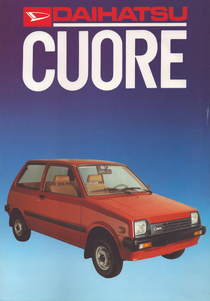 Daihatsu Cuore Prospekt ca. 1984
