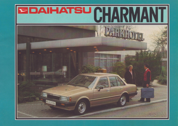 Daihatsu Charmant Prospekt 1980er Jahre