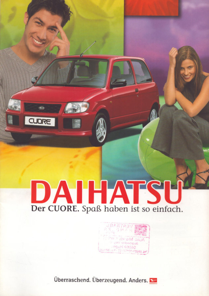 Daihatsu Cuore Prospekt 1.1999