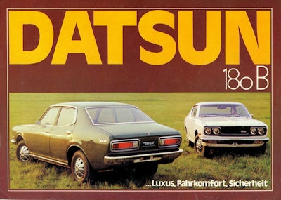 Datsun 180 B brochure 1970s