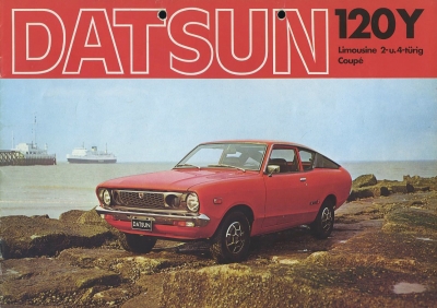 Datsun 120 Y brochure ca. 1975