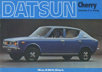 Datsun Cherry Prospekt ca. 1975