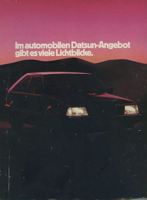 Datsun Programm ca. 1982