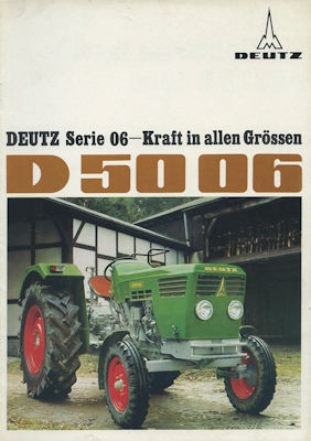 Deutz 5006 Schlepper brochure ca. 1970