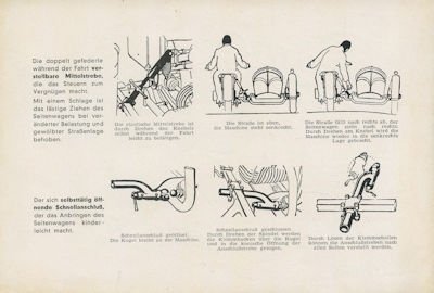 Diana Seitenwagen Prospekt 1950er Jahre