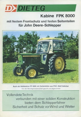 Dieteg Kabine für John Deere Prospekt 7.1974