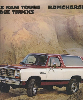 Dodge Ramcharger brochure 1983