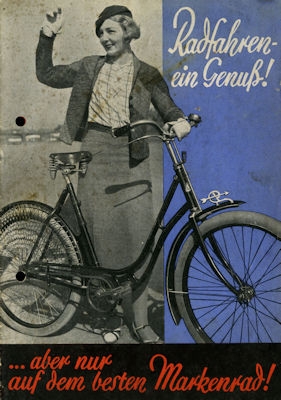 Dürkopp Fahrrad Prospekt 1930er Jahre