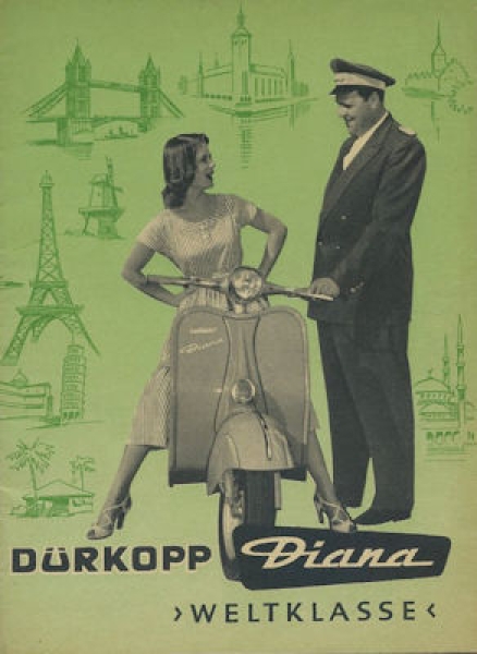 Dürkopp Diana Prospekt 1950er Jahre