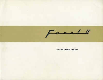 Facel II Prospekt ca. 1962