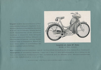 Falter Programm 1950er Jahre