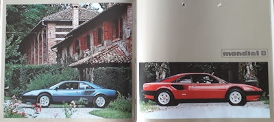 Ferrari Mondial 8 brochure 1980/81