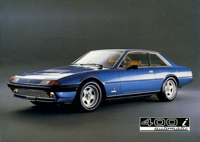 Ferrari 400 i automatic Prospekt 1982/83