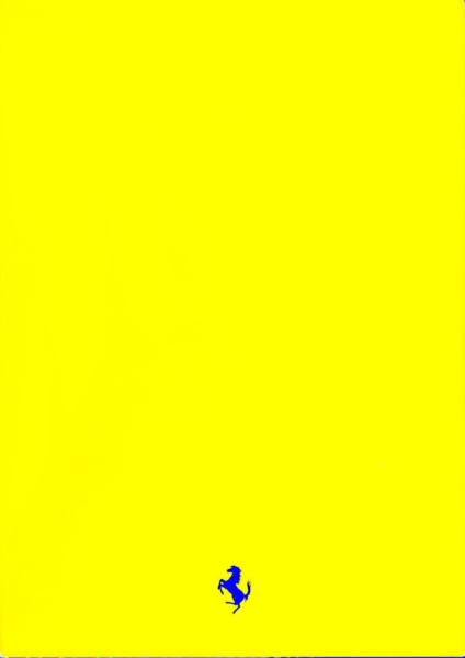 Ferrari Technologie und Handarbeit Prospekt 1992