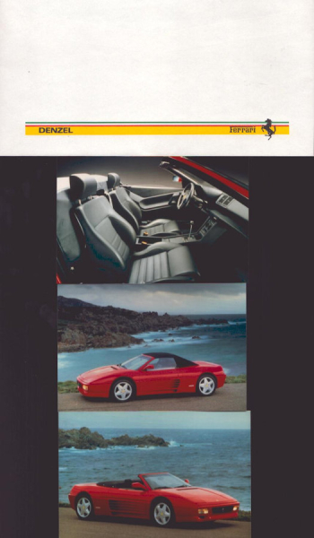 Ferrari 348 Spider Pressemappe ca. 1993
