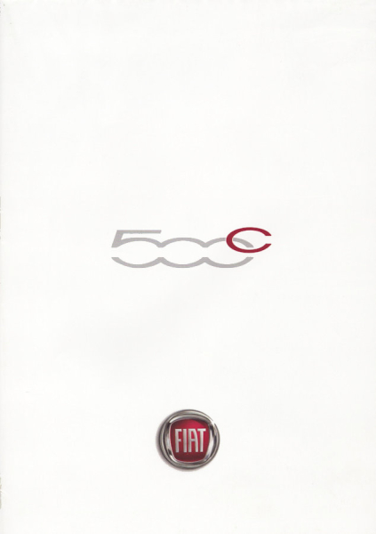 Fiat 500C Prospekt 7.2009