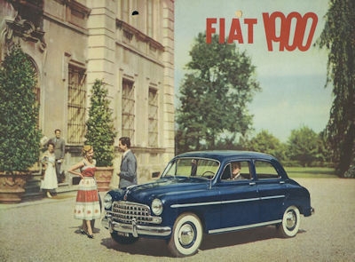 Fiat 1900 brochure ca. 1952